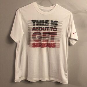 Nike this is about to get serious fri-fit tee